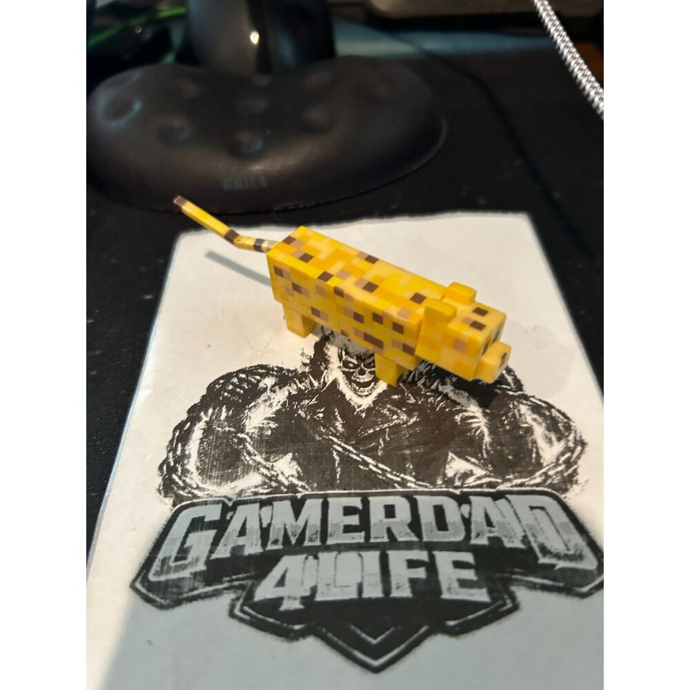 minecraft overworld 3" ocelot action figure animal mob
